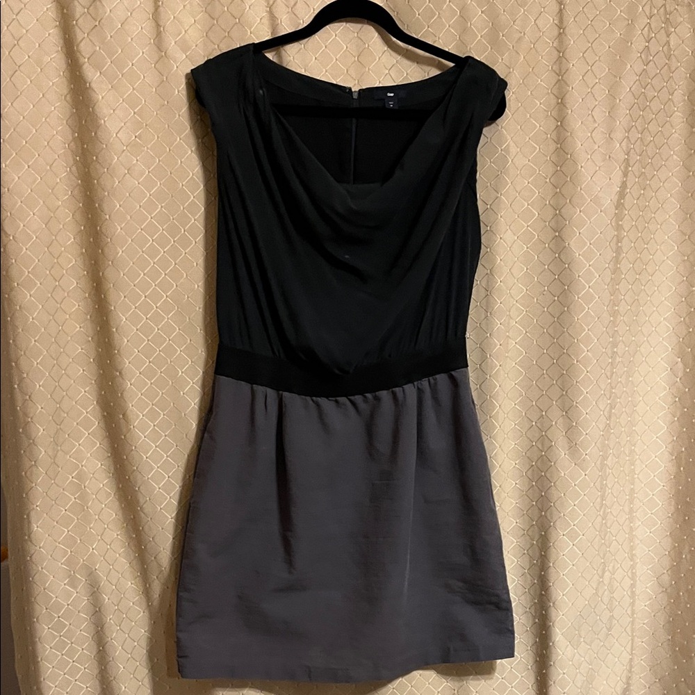 GAP Black and Gray Mini Dress